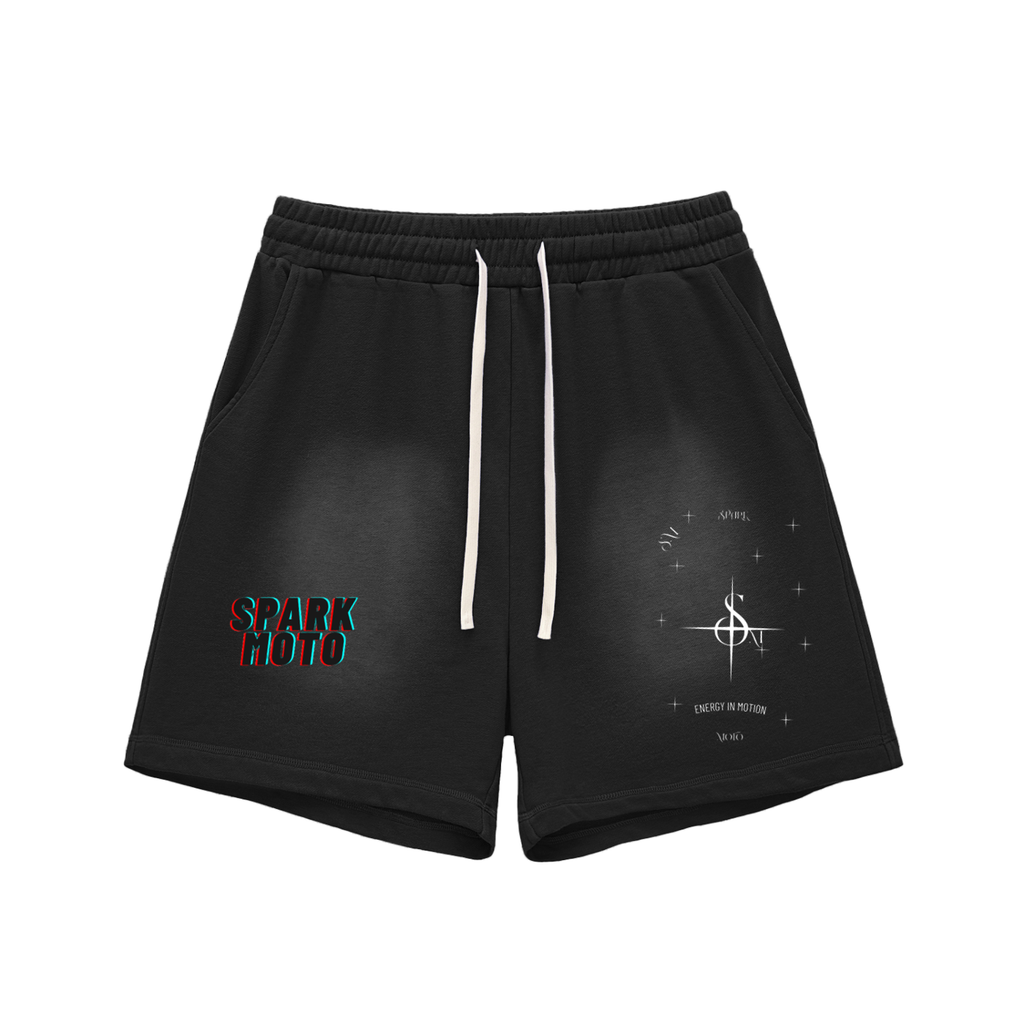Spark Moto Sun Fade Cotton Shorts