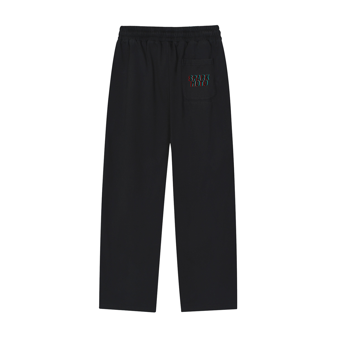 Spark Moto Reflection Striped Straight-Leg Sweatpants