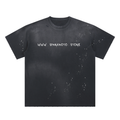 Hand-Frayed Sunfade Paint Splatter T-Shirt
